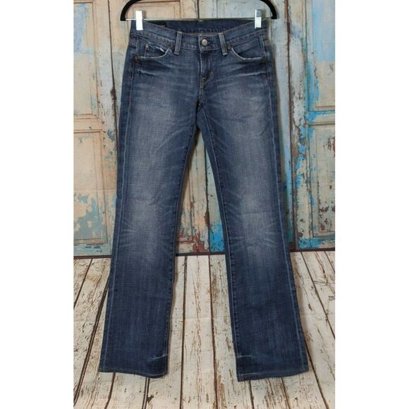 Citizens of Humanity Womens Size 26 Blue Kelly Stretch Low Waist Bootcut Jeans - Picture 1 of 12